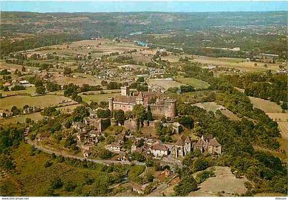 46 - Castelnau-Bretenoux - Le Château - Vue aérienne - CPM - Voir Scans Recto-Verso