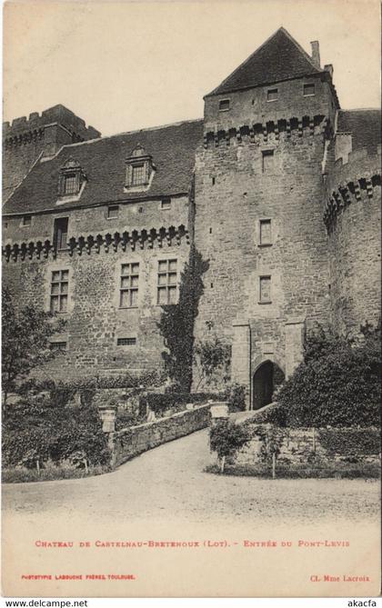 CPA Chateau de CASTELNAU-BRETENOUX - Entree du Port-Levis (122915)