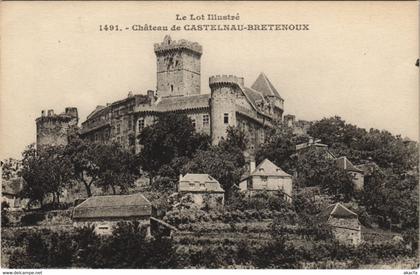 CPA Le Lot Illustre 1491. Chateau de CASTELNAU-BRETENOUX (122956)