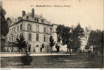 CPA Breteuil - Chateau et Abbaye (1032489)