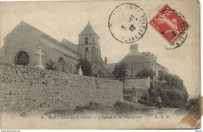 CPA BRETIGNY SUR ORGE-L'Eglise et le Presbytére (180708)