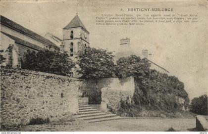 CPA BRETIGNY SUR ORGE-L'Eglise Saint Pierre (180709)