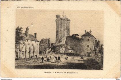CPA BRICQUEBEC - Chateau (149217)