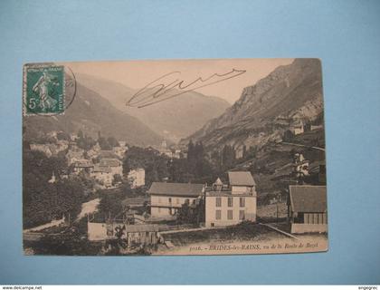 CPA Brides-les-Bains   vue de la route de Bozel 1912