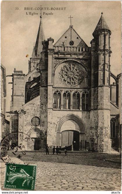 CPA Brie Comte Robert Eglise (1269918)