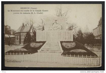 89 Brienon-sur-Armançon monument aux morts    D89D  K89055K  C89055C RH036834