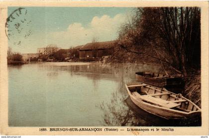 CPA BRIENON-sur-ARMANCON - L'ARMANCON et le Moulin (358056)