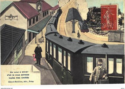 Carte postale ancienne de BRIEY