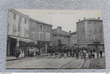 Brignais, défilé du 14 juillet, Rhône 69