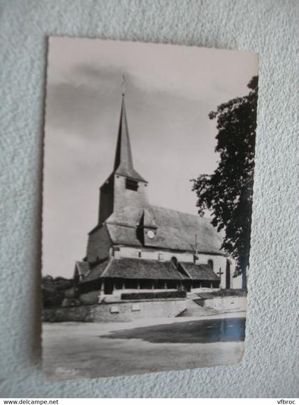 Cpsm, Brinon sur Sauldre, la place et l'église, Cher