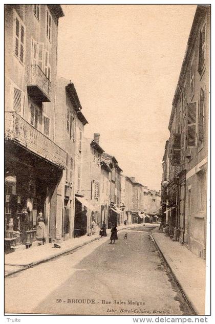 BRIOUDE RUE JULES MAIGNE COMMERCE