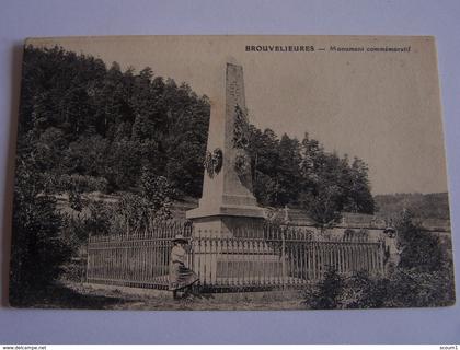 brouvelieures - monument commémoratif