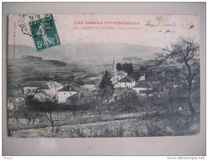 carte postale BROUVELIEURES VUE GENERALE