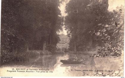 Carte POSTALE Ancienne de BRUNOY - Propriété FROMENT Meurice