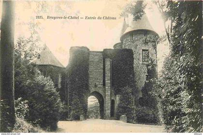 91 - Bruyeres le Chatel - Entrée du Château - CPA - Voir Scans Recto-Verso