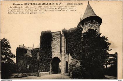 CPA BRUYERES-le-CHATEL Chateau - Entree Principale (1355379)