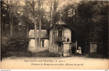 CPA Bruyeres le Chatel Le Chateau Maison du garde (1349762)