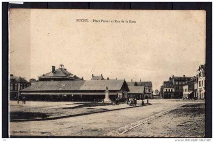 76 - Buchy - Place Persac et Rue de la Gare