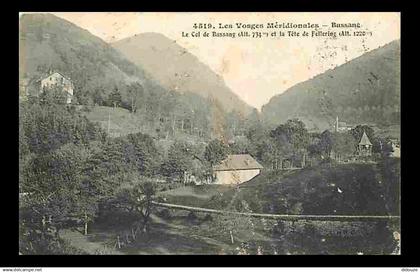 88 - Bussang - Le Col de Bussang et la Tete de Fellering - Oblitération ronde de 1910 - Etat griffures visibles - CPA -