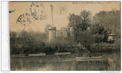 CPA 95  MOULIN A VENT PILTER A BUTRY 1906