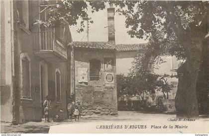 CPA 84 Vaucluse Cabrieres d'Aigues Place de la Mairie