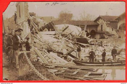 33 - T29247CPA - CADILLAC - Carte Photo - Catastrophe  septembre 1905 - Photo Hamiaux - Bon état - GIRONDE