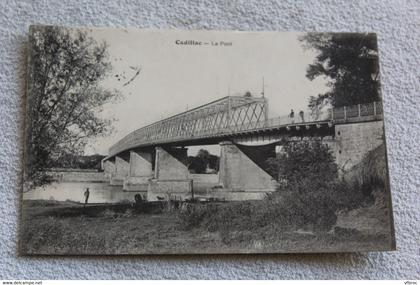 Cadillac, le pont, Gironde 33