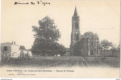 Loupiac , près Cadillac-sur-Garonne - Eglise St-Pierre