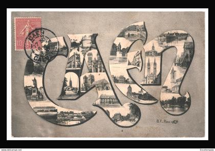 CPA  Carte Postale -France- Caen- Souvenir de Caen 1906 VM41965+