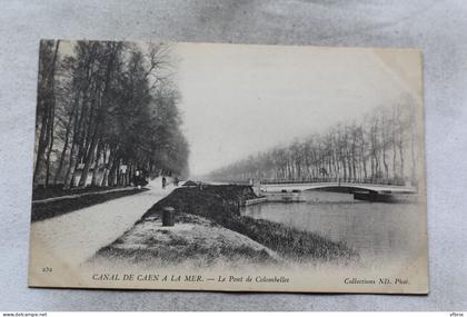 O557, Caen, canal de Caen à la mer, le pont de Colombelles, Calvados 14