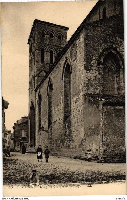 CPA CAHORS - L'Église St-Barthelemy (224006)