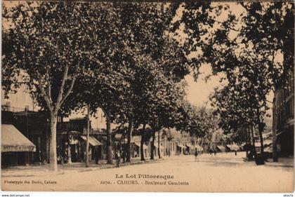 CPA Le Lot Pittoresque - CAHORS - Boulevard Gambetta (123089)
