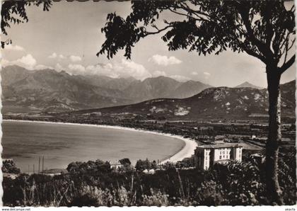 CPM Calvi Hotel Calvi Palace ,La Plage et le golfe CORSICA (1079281)