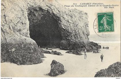 Camaret-sur-Mer - Plage du Toulinguet - Entrée de la Grande-Grotte