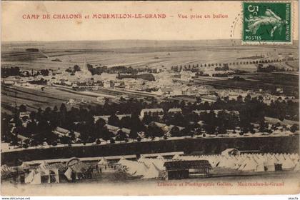 CPA Camp De CHALONS et MOURMELON-le-GRAND Vue prise en ballon (126049)