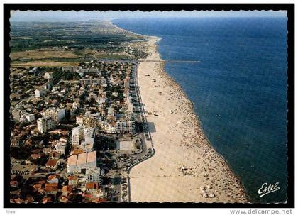 66 Canet-en-Roussillon vue aerienne plage D66D K66037K C66037C RH064282