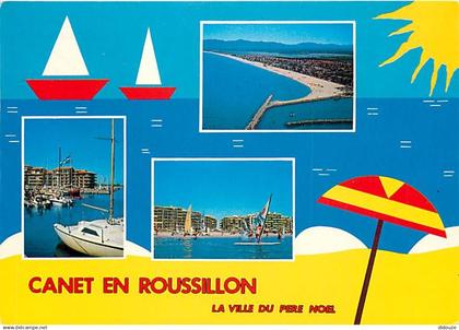 66 - Canet Plage - Multivues - CPM - Voir Scans Recto-Verso