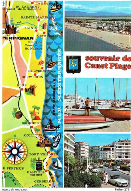 CPM FRANCE 66 PYRENEES-ORIENTALES CANET-EN-ROUSSILLON - Canet-Plage - 1981