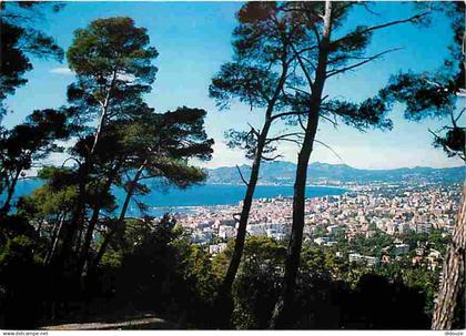 06 - Cannes - La Ville et l'Esterel vus de Super Cannes - CPM - Voir Scans Recto-Verso