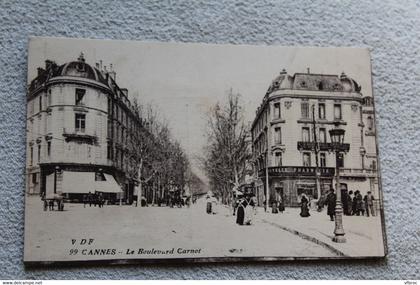 Cannes, le boulevard Carnot, Alpes maritimes 06