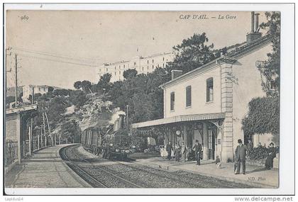 XM 309*/C P A  CAP D'AIL  (06)  LA GARE