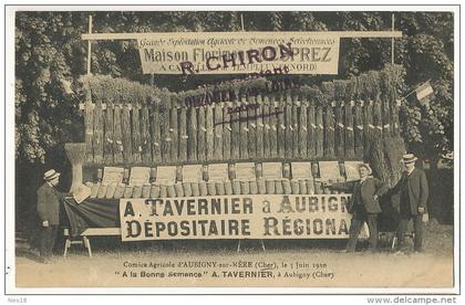 Cappelle par Templeuve Maison Desprez Semences au Comice Agricole Aubigny sur Nère Cher 5/6/1910 Tavernier
