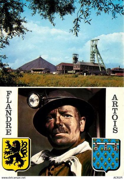 flandre ARTOIS mineur mine puits 16  (scan recto-verso)MA1990Ter
