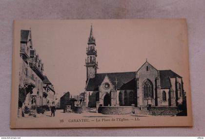 Carantec, la place de l'église, Finistère 29