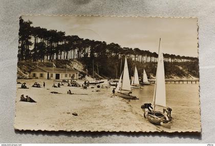 O108, Cpsm, Carcans Maubuisson, la plage, Gironde 33
