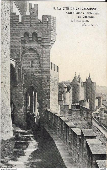 Carcassonne - Avant Porte du Château