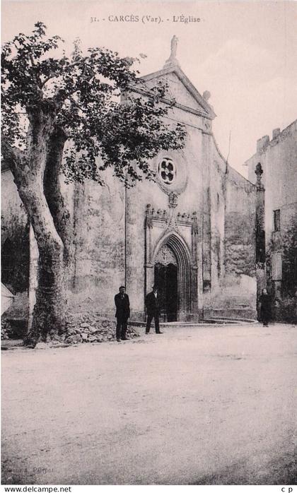 Carces - L'Eglise  - CPA °J