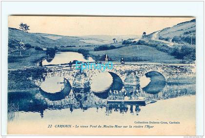 B - 29 - CARHAIX - PLOUGUER - pont du moulin Meur - bac - édition Artaud & Dubrez