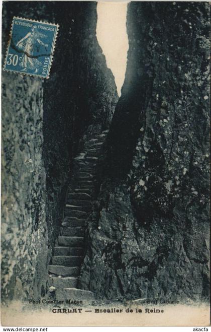 CPA Carlat Escalier de la Reine FRANCE (1090191)