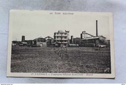 Carmaux, compagnie générale industrielle, Benzol, Tarn 81